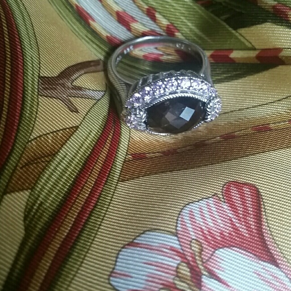 Judith Ripka Smoky Quartz Ring - Picture 8 of 8